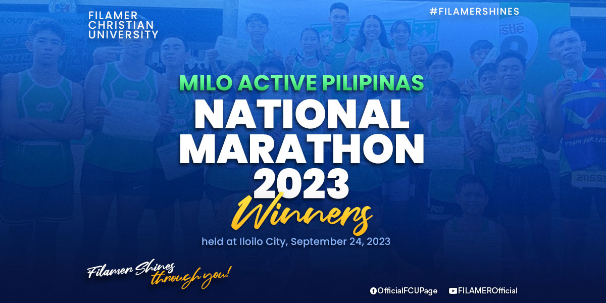 FCU Athletes seize wins in Milo Marathon '23 - Filamer Christian ...